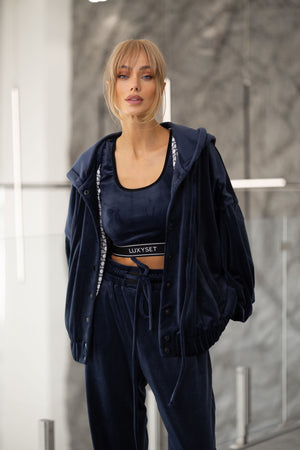 Suit Troika Velor Dark Blue