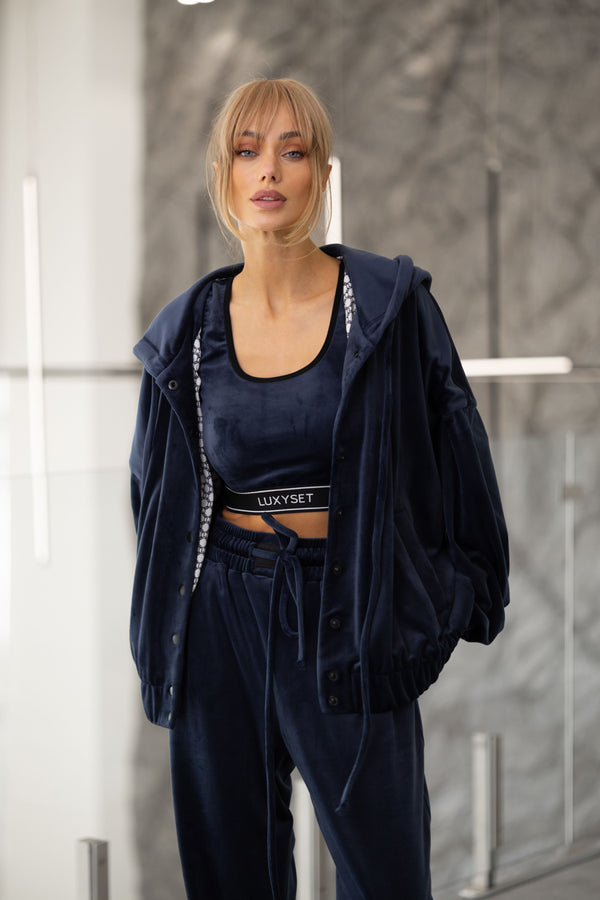 Suit Troika Velor Dark Blue