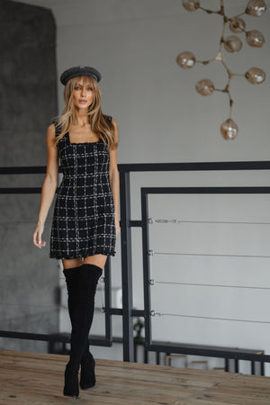 MINI Tweed Dress Black