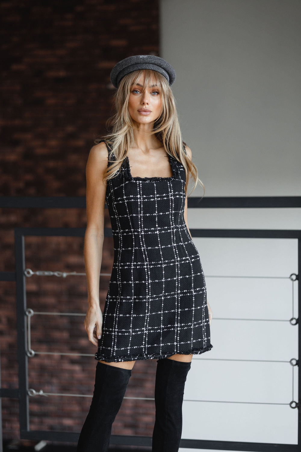 MINI Tweed Dress Black
