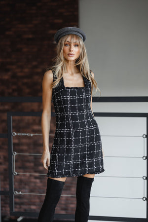 MINI Tweed Dress Black