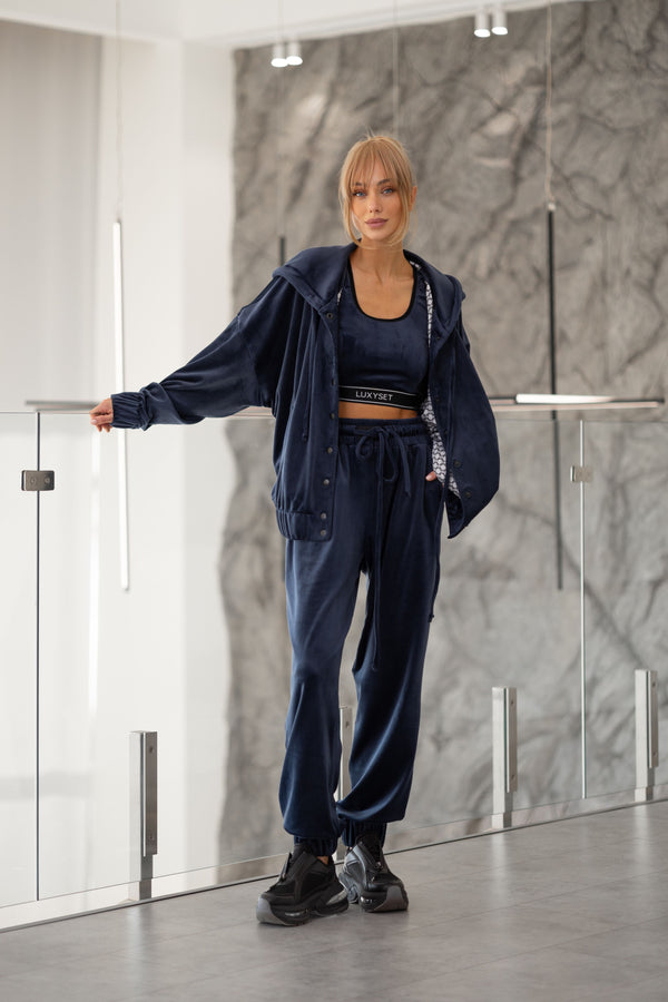 Suit Troika Velor Dark Blue