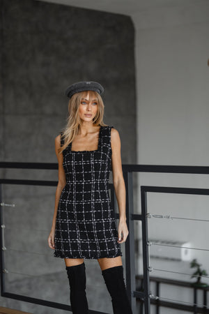 MINI Tweed Dress Black
