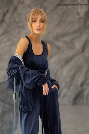 Suit Troika Velor Dark Blue