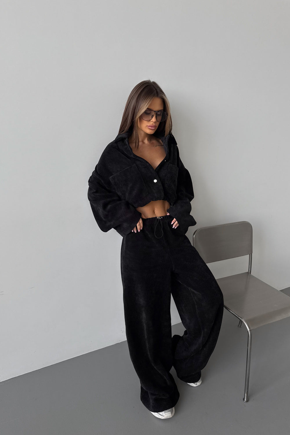 Sport suit Luxe Set Corduroy Black