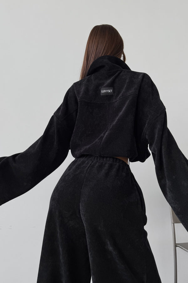 Sport suit Luxe Set Corduroy Black