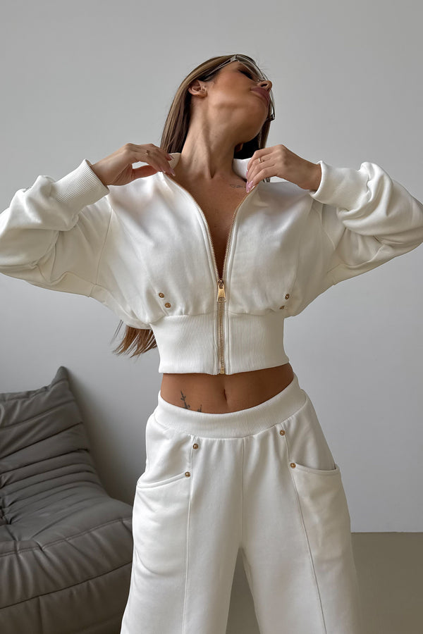 Sports suit Bestie Three-piece White