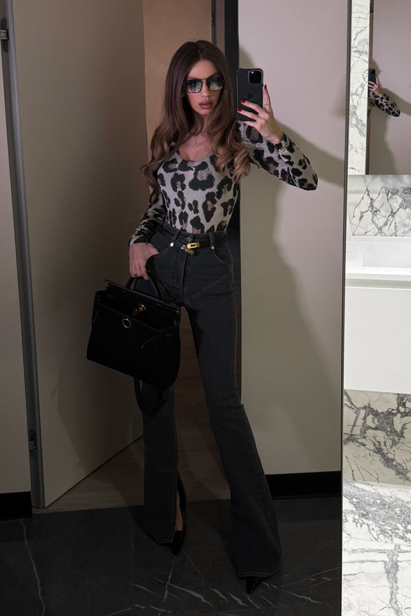 Pants Jeans Clash Cut Luxe Graphite