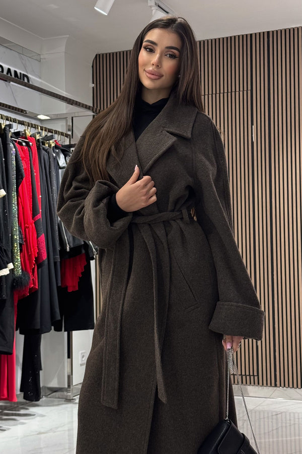 Пальто Вовна Шоколад