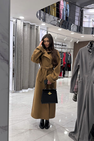 Пальто Вовна Кемел