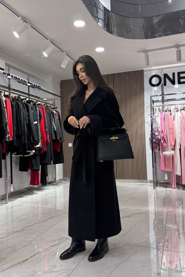 Пальто Кашемір Чорний