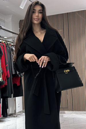 Пальто Кашемір Чорний