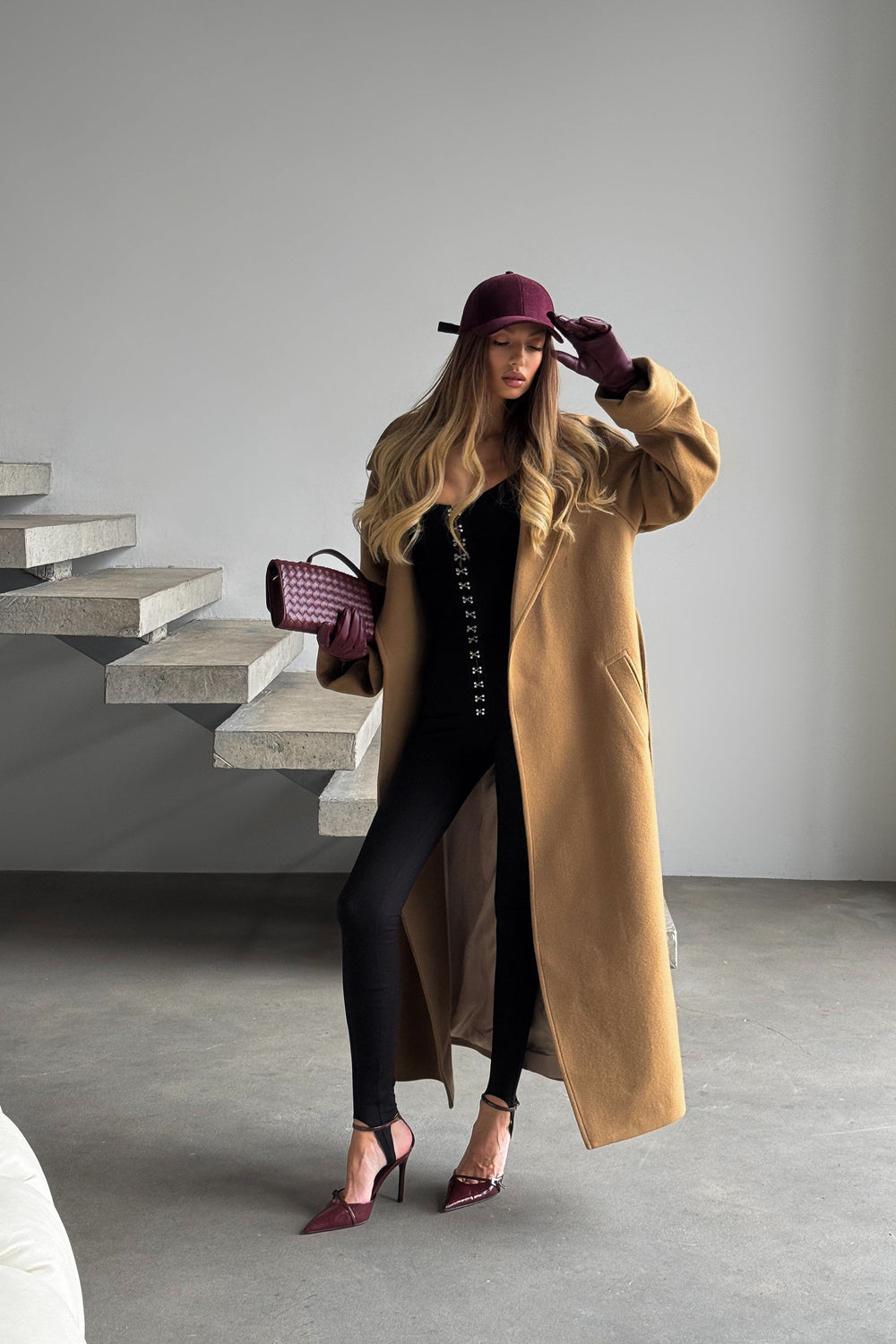 Пальто Вовна Кемел