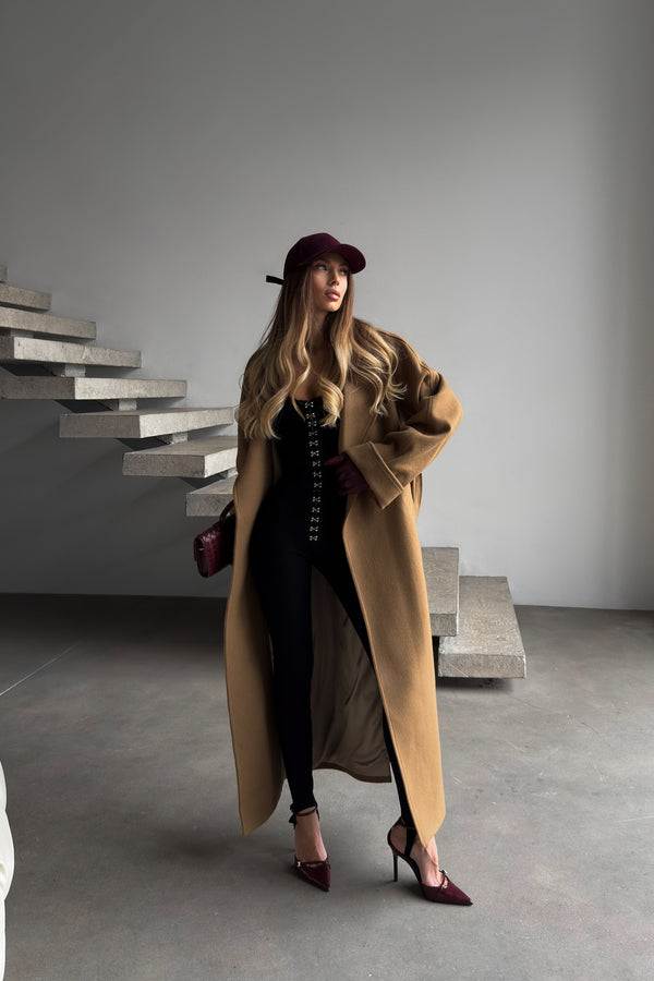 Пальто Вовна Кемел