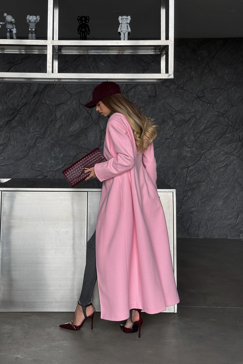 Пальто Мадонна Рожеве