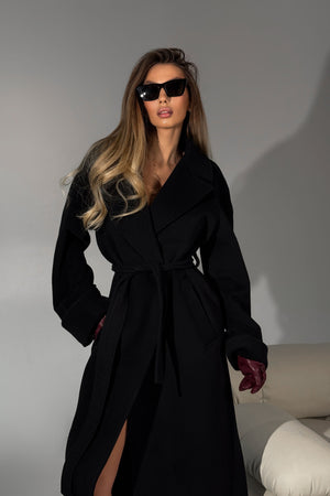 Пальто Кашемір Чорний