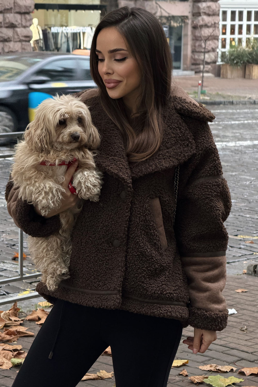 Дублянка Зима Коричневий 