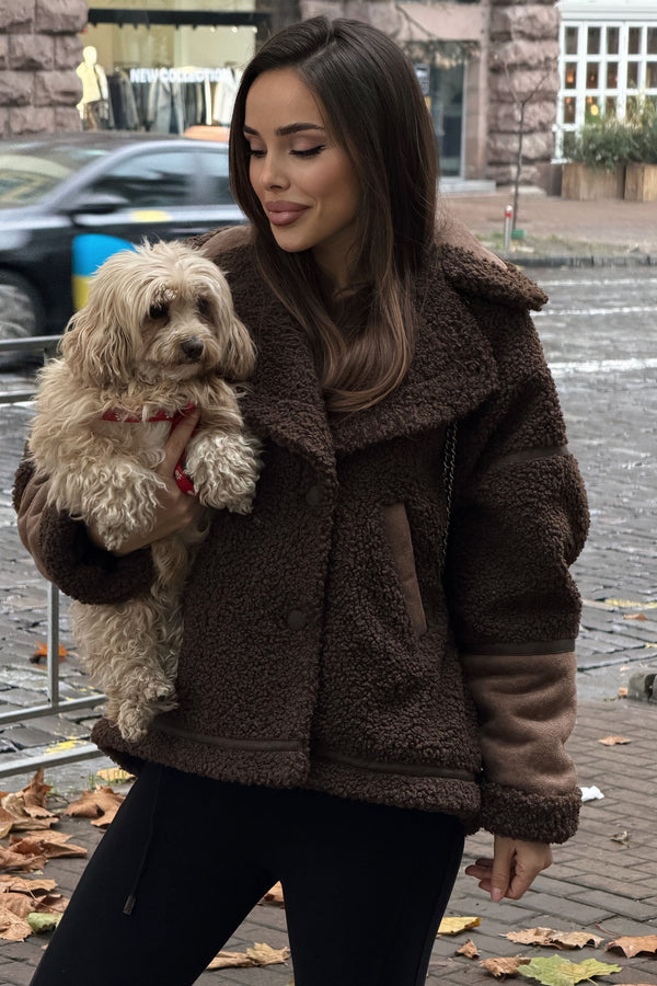 Дублянка Зима Коричневий 