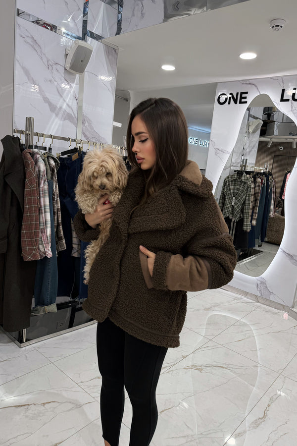 Дублянка Зима Коричневий 