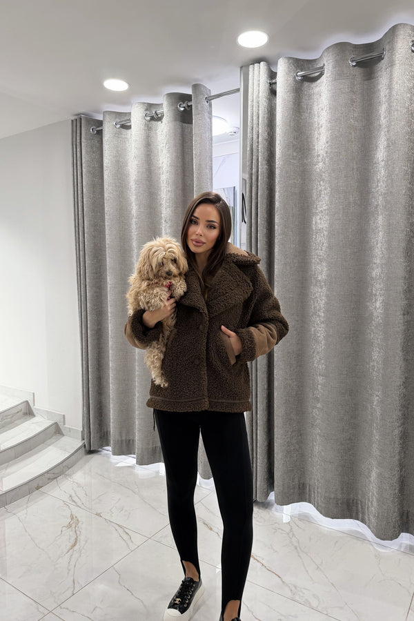 Дублянка Зима Коричневий 