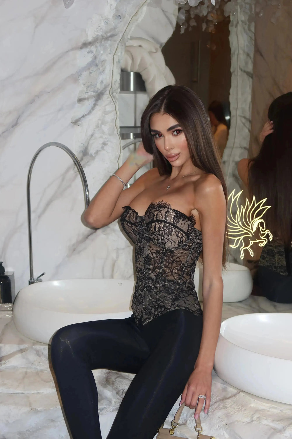 Lace Corset Top