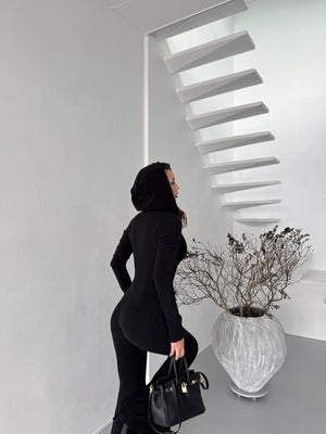 Puma Fleece Black Jumpsuit