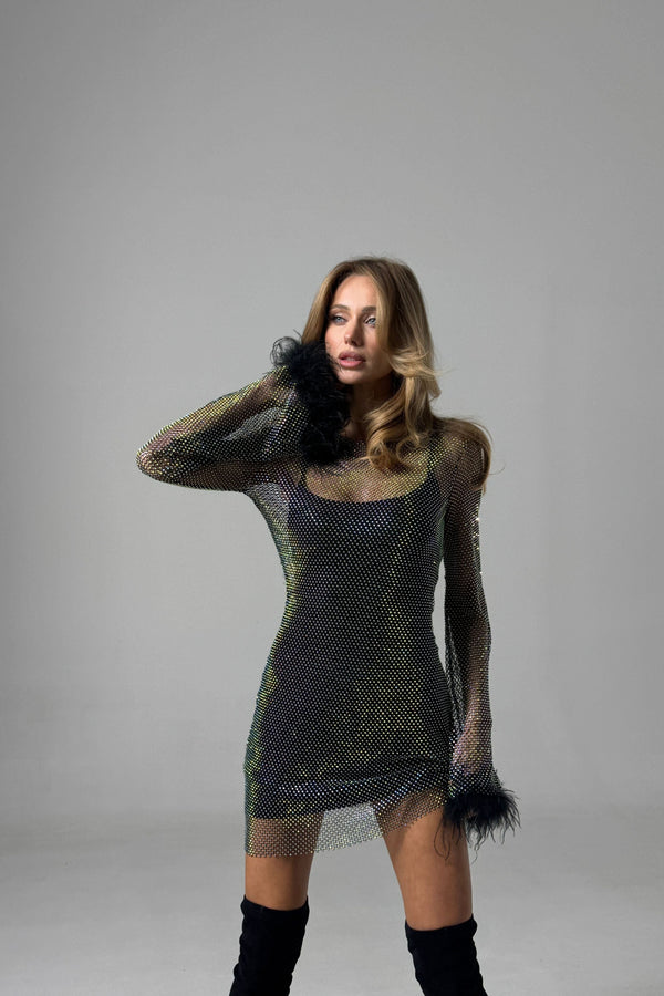 Dress Ruby Mesh Black