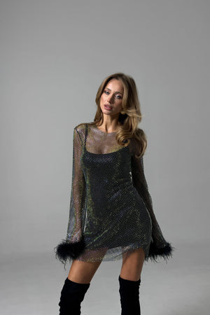 Dress Ruby Mesh Black