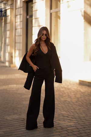 Pants Lia Linen Black