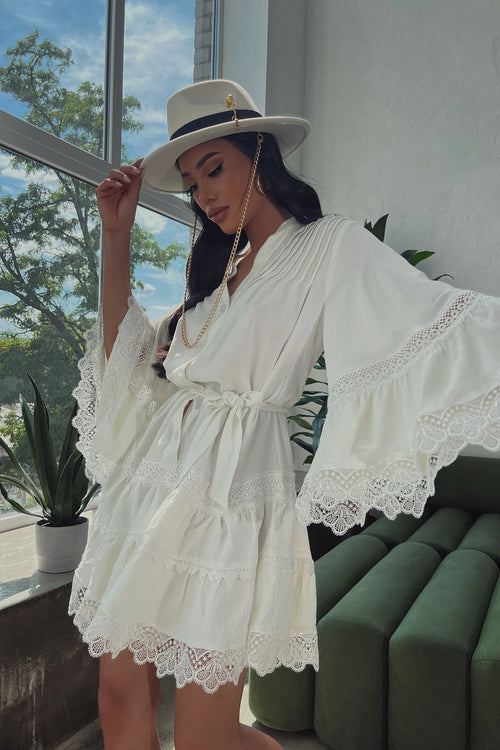 Kamaliya Flowy Dress – Crinkled Fabric
