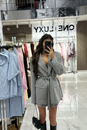 Aura suit jacket Luxe gray