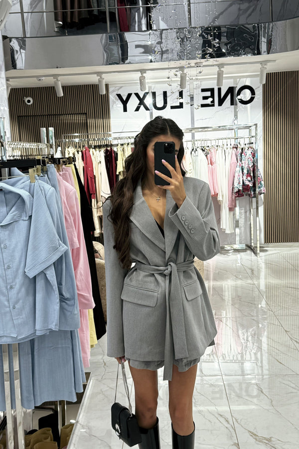 Aura suit jacket Luxe gray
