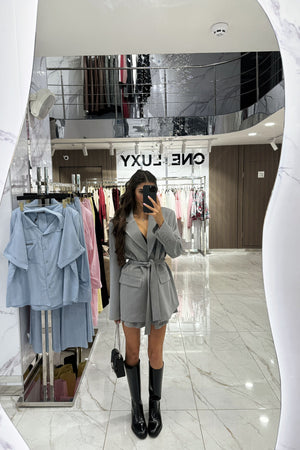 Aura suit jacket Luxe gray