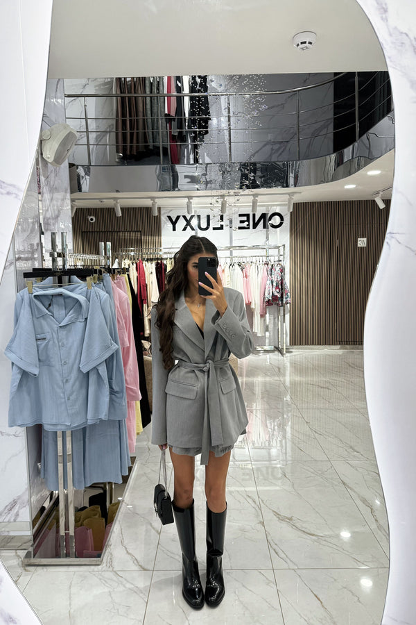 Aura suit jacket Luxe gray