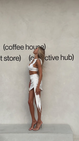 Top & Skirt Set – Silk